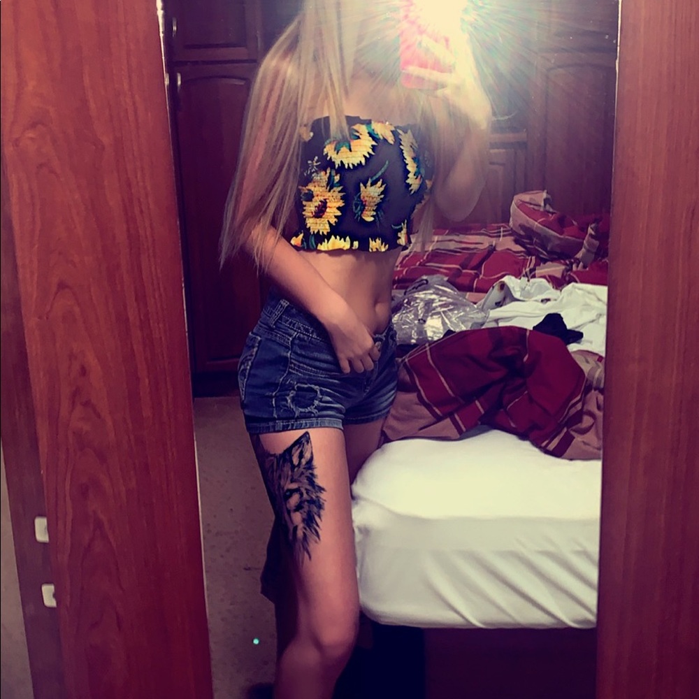 Sunflower crop top